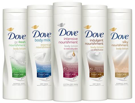 dove lotion products.